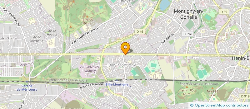 localisation de l'entreprise SCI LA PIERRE à BILLY-MONTIGNY