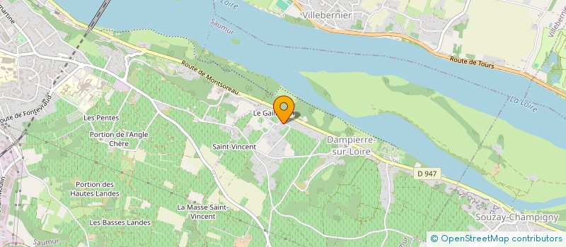 localisation de l'entreprise SCI LA PIERRE  SAUMUR