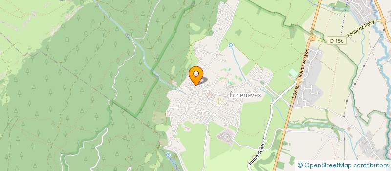 localisation de l'entreprise SCI LA PIERRE  ECHENEVEX