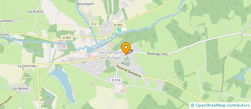localisation de l'entreprise SCI LA PIERRE ANGULAIRE à SAINT-AMAND-EN-PUISAYE