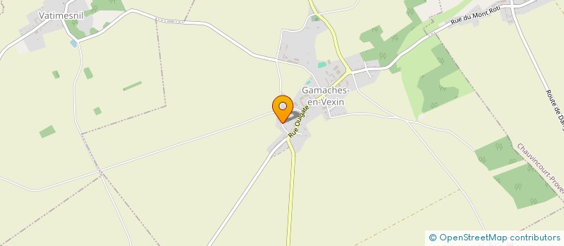 localisation de l'entreprise SCI LA PIERRE BLEU  GAMACHES-EN-VEXIN