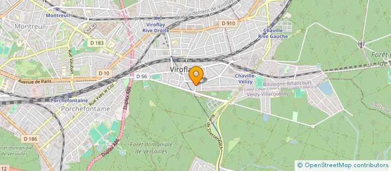 localisation de l'entreprise SCI LA PIERRE BRUTE  VIROFLAY