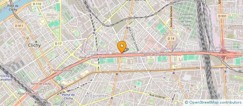 localisation de l'entreprise SCI LA PIERRE D ANZIN à SAINT-OUEN-SUR-SEINE