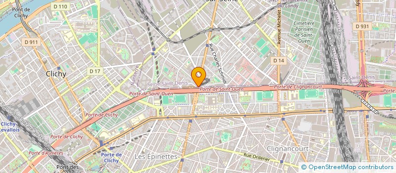 localisation de l'entreprise SCI LA PIERRE DE LISIEUX à SAINT-OUEN-SUR-SEINE