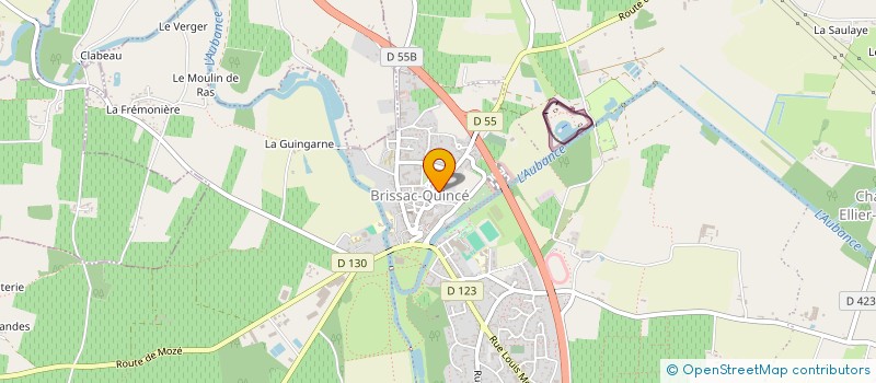 localisation de l'entreprise SCI LA PIERRE DES ARTS  LES GARENNES SUR LOIRE