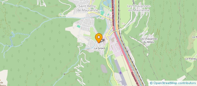 localisation de l'entreprise SCI LA PIERRE DU NANCIER  SAINT-REMY-DE-MAURIENNE