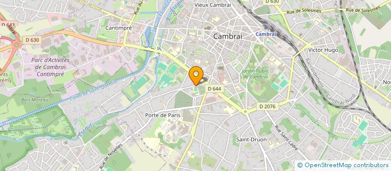 localisation de l'entreprise SCI LA PIERRE DU VERMANDOIS à CAMBRAI