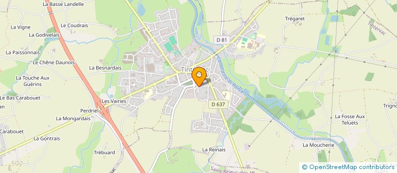 localisation de l'entreprise SCI LA PIERRE JAUNE  TRIMER