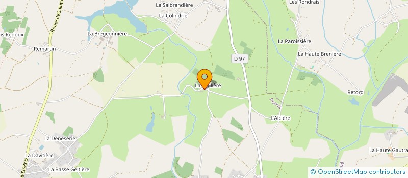 localisation de l'entreprise SCI LA PIERRE LEVEE  PORNIC