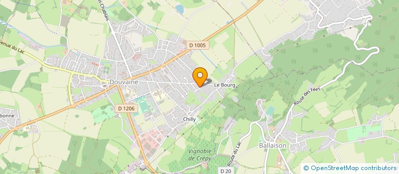 localisation de l'entreprise SCI LA PIERRE PLATE  DOUVAINE