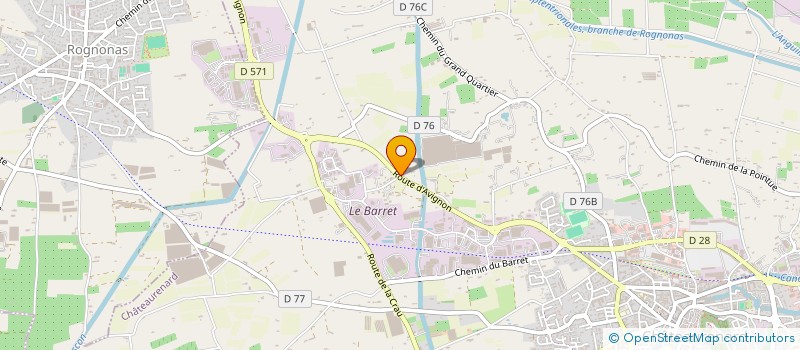 localisation de l'entreprise SCI LA PIERRE ROSE à CHATEAURENARD