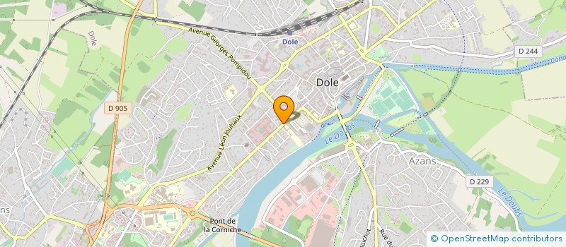 localisation de l'entreprise SCI LA PIERRE SAINT ANTOINE à DOLE