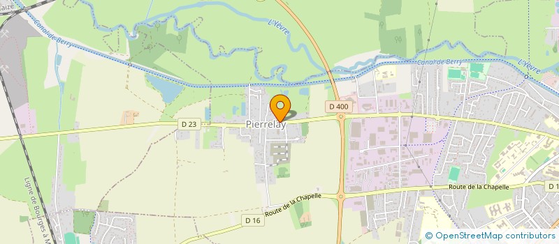 localisation de l'entreprise SCI LA PIERRELAYSE  BOURGES