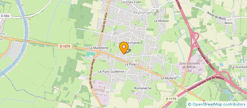 localisation de l'entreprise SCI LA PIEUVRE à REPLONGES