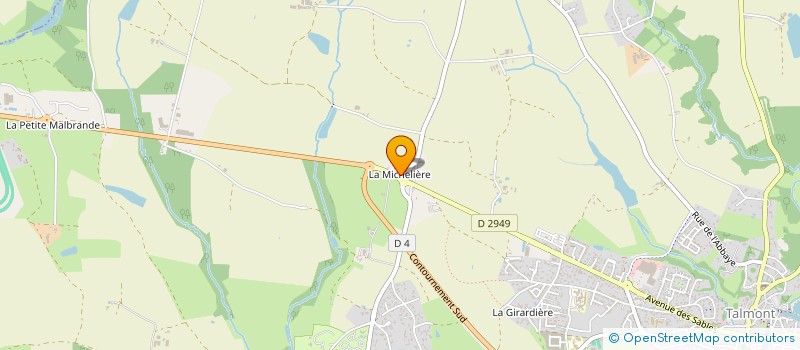 localisation de l'entreprise SCI LA PIGEONNETTE  TALMONT-SAINT-HILAIRE