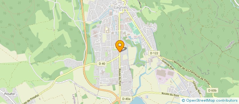 localisation de l'entreprise SCI LA PILATINE à LAGNIEU