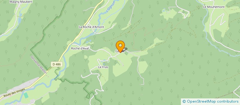 localisation de l'entreprise SCI LA PILE  HAUT-DU-THEM-CHATEAU-LAMBERT