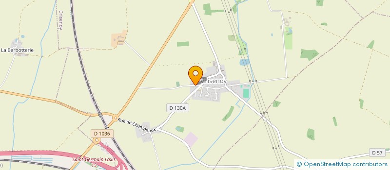 localisation de l'entreprise SCI LA PILTAIS  CRISENOY