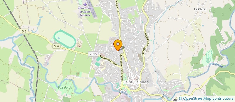 localisation de l'entreprise SCI LA PIMPIGNOLE  SAINT-GALMIER