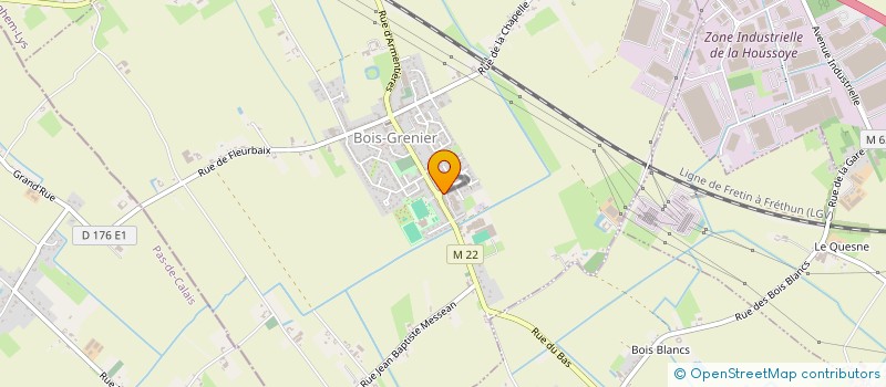 localisation de l'entreprise SCI LA PIMPRENELLE  BOIS-GRENIER