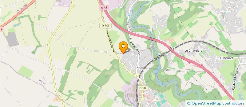 localisation de l'entreprise SCI LA PINCE  RIVES