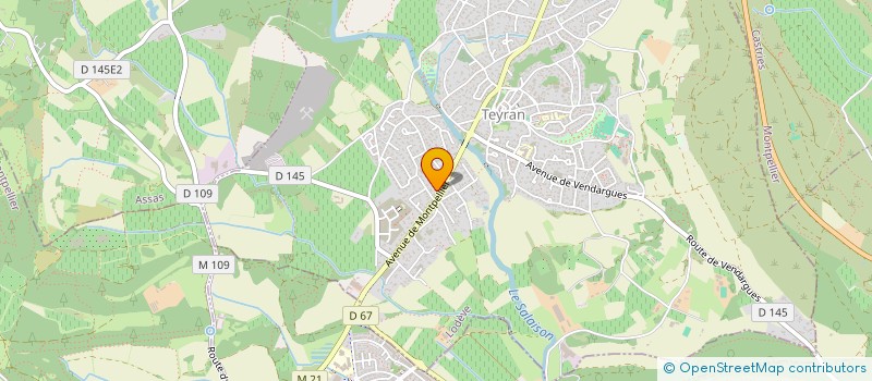 localisation de l'entreprise SCI LA PINEDE  TEYRAN