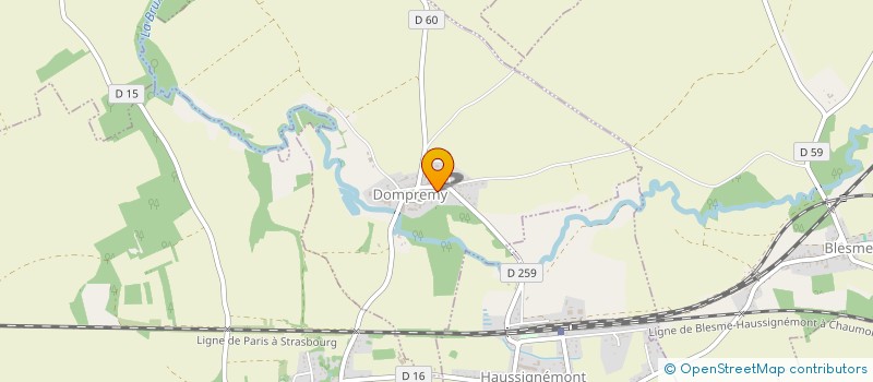 localisation de l'entreprise SCI LA PINEDE  BLAISE-SOUS-ARZILLIERES