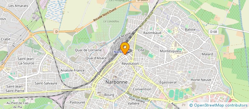 localisation de l'entreprise SCI LA PINEDE à NARBONNE