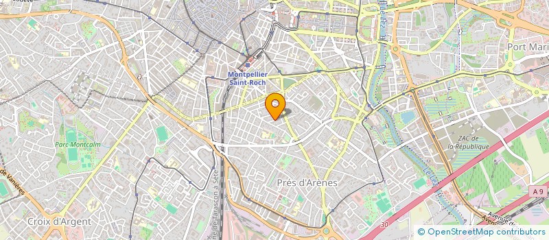 localisation de l'entreprise SCI LA PINEDE à MONTPELLIER