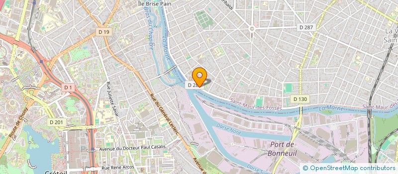 localisation de l'entreprise SCI LA PINEDE à SAINT-MAUR-DES-FOSSES