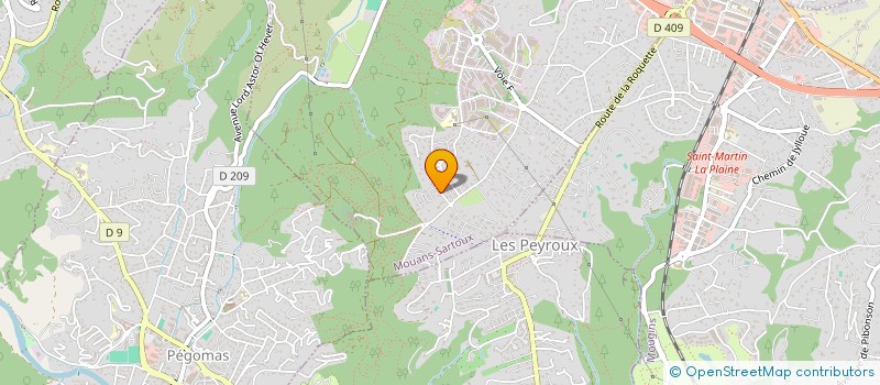 localisation de l'entreprise SCI LA PINEDE à MOUANS-SARTOUX