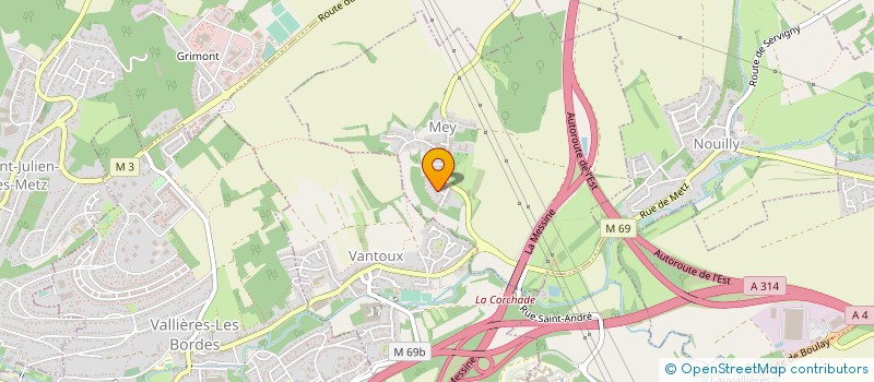 localisation de l'entreprise SCI LA PINEDE  MEY