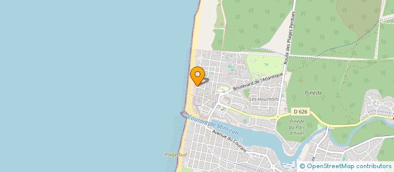 localisation de l'entreprise SCI LA PINEDE  MIMIZAN