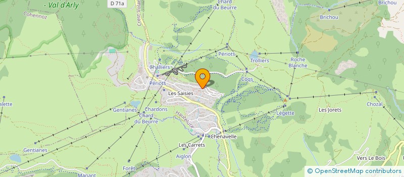 localisation de l'entreprise SCI LA PINEDE  HAUTELUCE