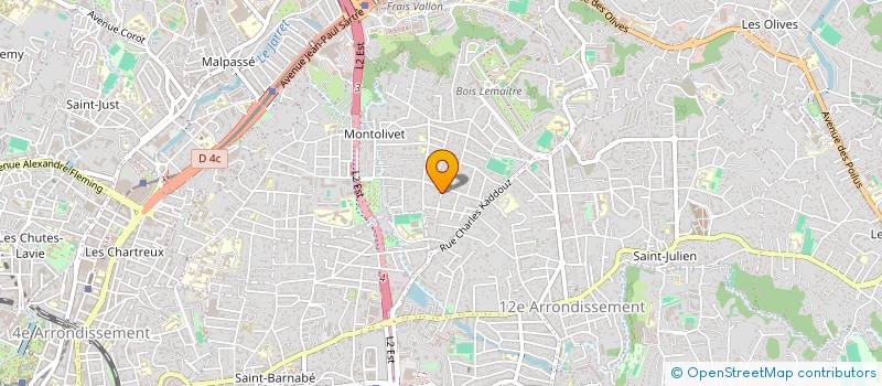 localisation de l'entreprise SCI LA PINEDE DE COLOMBA à MARSEILLE