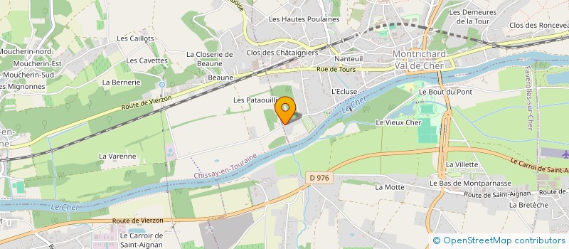 localisation de l'entreprise SCI LA PINELLERIE  MONTRICHARD-VAL-DE-CHER