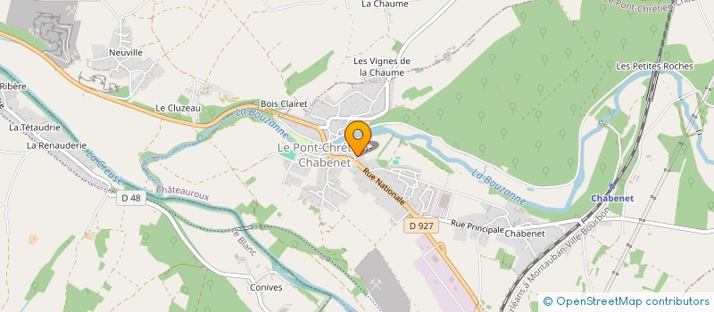 localisation de l'entreprise SCI LA PINGAUDIERE à LE PONT-CHRETIEN-CHABENET