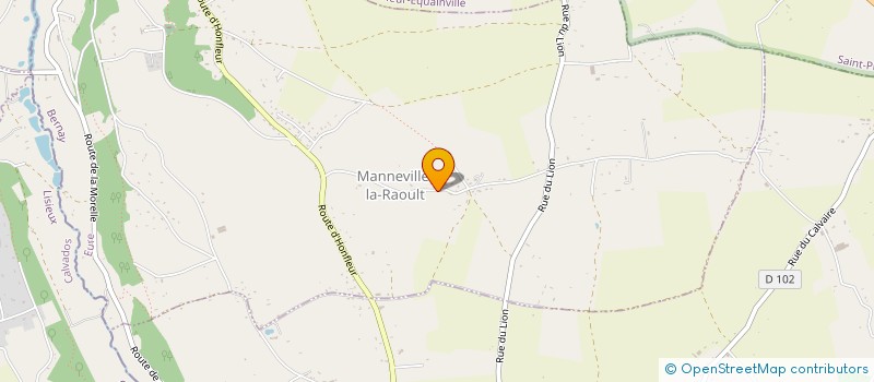 localisation de l'entreprise SCI LA PIRONNIERE  MANNEVILLE-LA-RAOULT