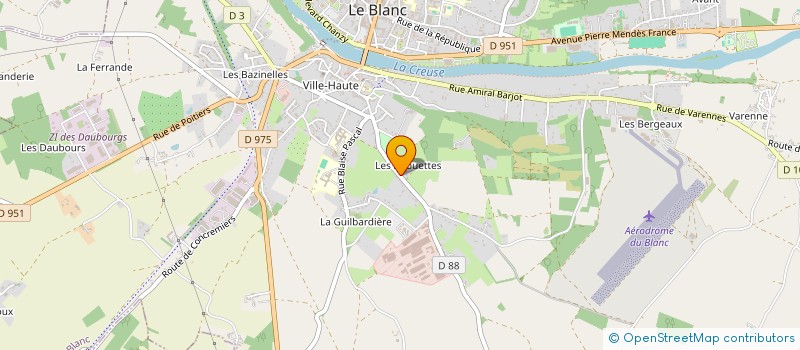 localisation de l'entreprise SCI LA PIROUETTE à LE BLANC