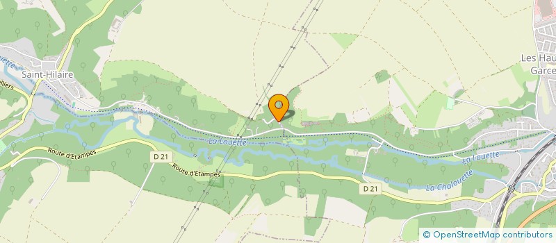 localisation de l'entreprise SCI LA PIROUETTE  SAINT-HILAIRE