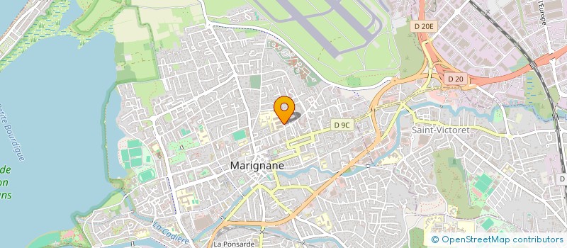 localisation de l'entreprise SCI LA PISTE  SAINT-VICTORET