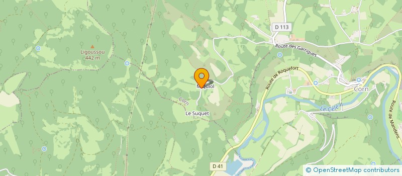 localisation de l'entreprise SCI LA PITACHE  CORN