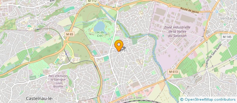 localisation de l'entreprise SCI LA PITCHOUNE  LE CRES