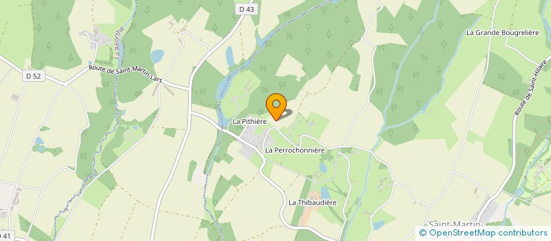 localisation de l'entreprise SCI LA PITHIERE  ST MARTIN LARS EN STE HERMINE
