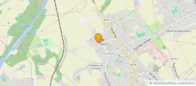 localisation de l'entreprise SCI LA PIVOINE  ANNULLIN