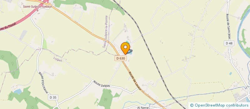 localisation de l'entreprise SCI LA PIVRANE  SAINT-LIEUX-LES-LAVAUR