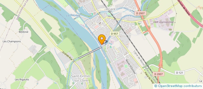 localisation de l'entreprise SCI LA PLACE à BRIARE