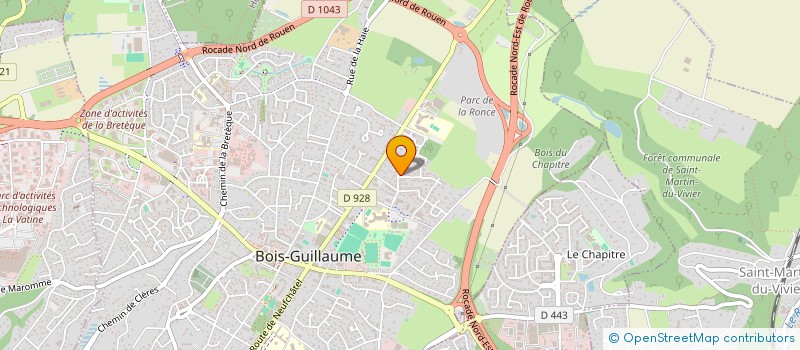 localisation de l'entreprise SCI LA PLACE D'ARMES à BOIS-GUILLAUME