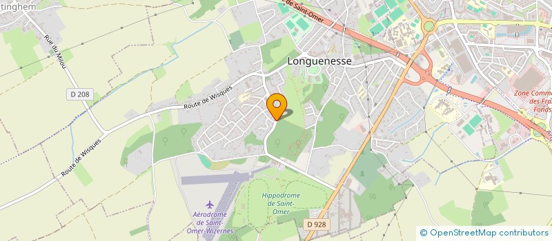 localisation de l'entreprise SCI LA PLACE DES BERCEAUX  LONGUENESSE