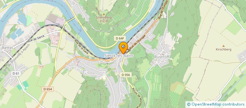 localisation de l'entreprise SCI LA PLACE DU MARCHE  SIERCK-LES-BAINS